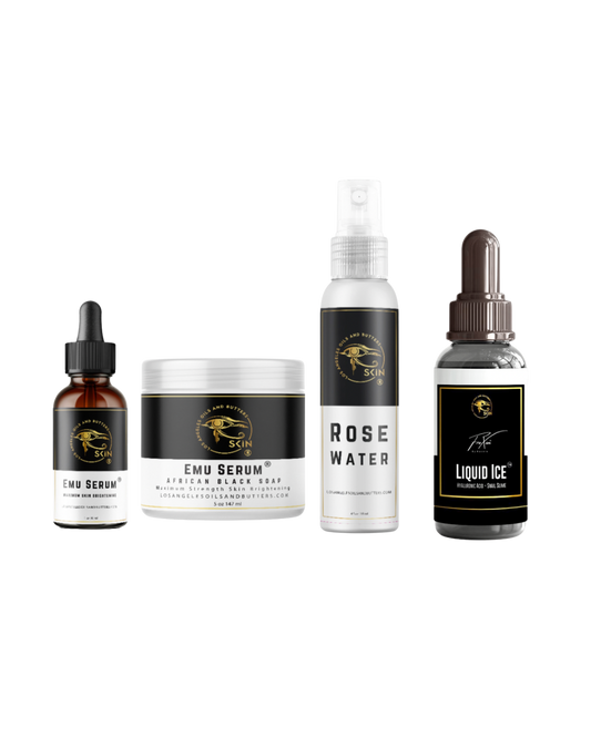 4 Piece Emu Serum Facial Kit - Complete Daily Routine