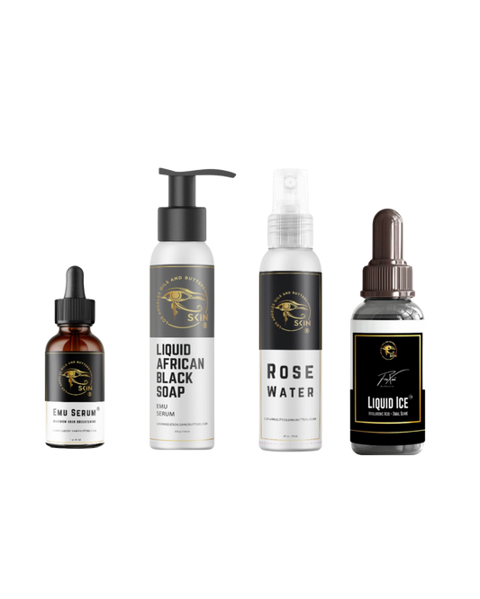 4 Piece Liquid Emu Serum Soap Facial Kit